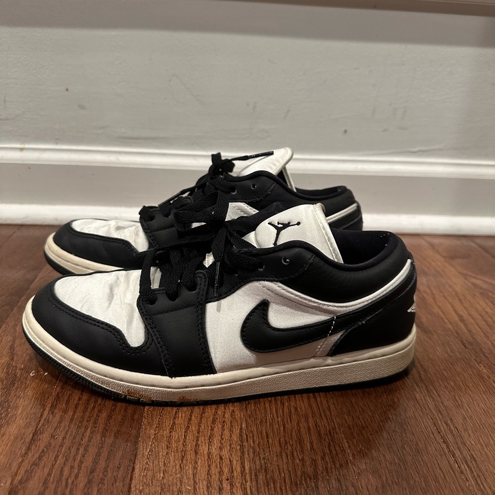 Air Jordan 1 Low OG EX Satin panda Shoes Womens Size US8 FB9893-101 Nike